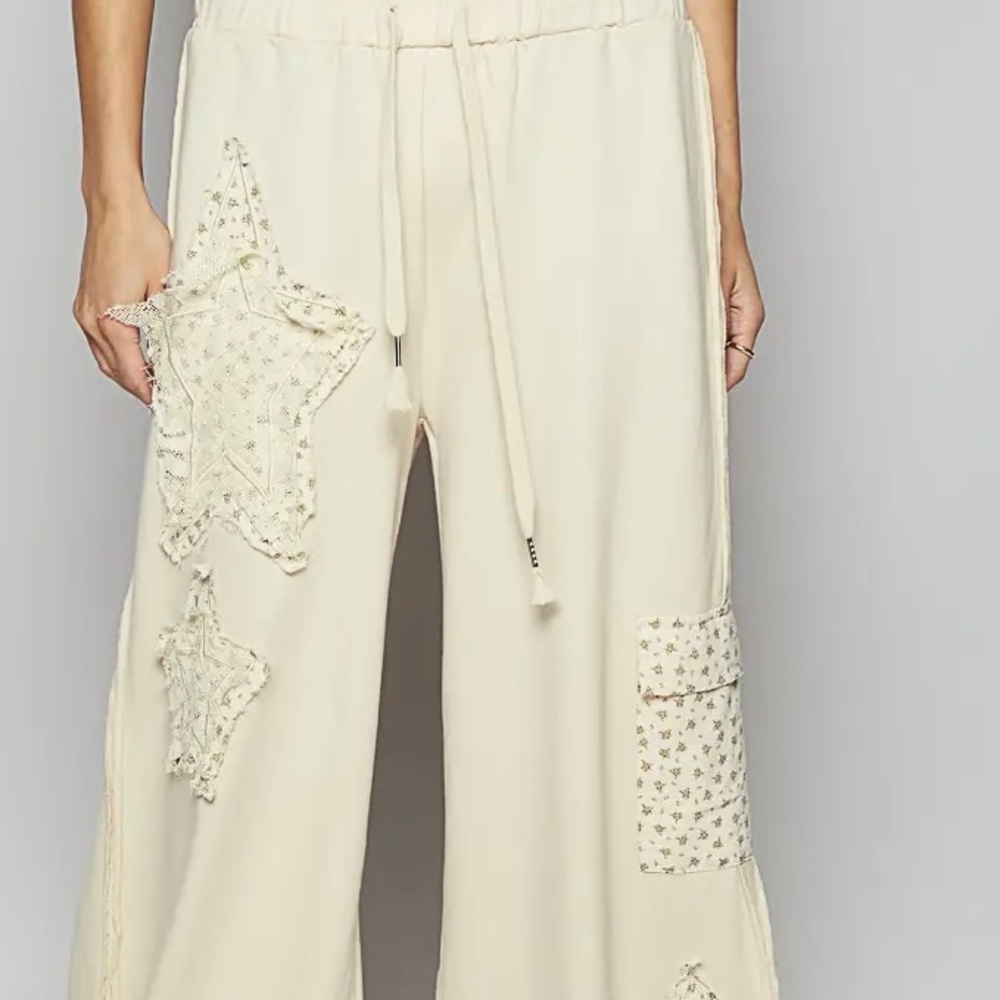 🔥310 NWOT Pol Star Stretch Cream Beige Casual Pant